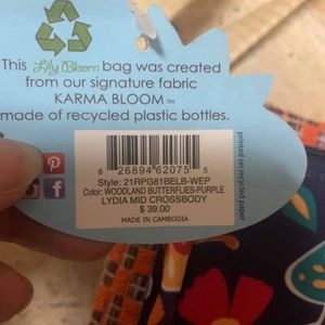 Lily bloom Lydia midcrossbody woodland butterflies